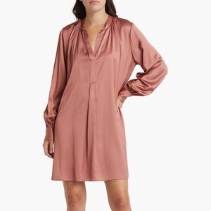 Treasure & Bond Satin Shirt Dress size L